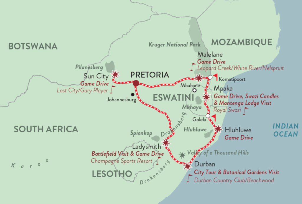 Itinerary Golf Safari